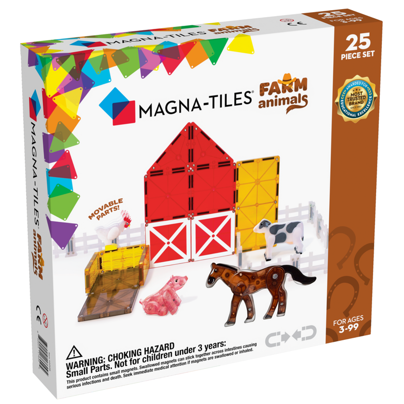 Magna-Tiles Farm Animals 25pc ToyologyToys