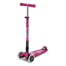 Maxi Deluxe Scooter  LED Foldable - Berry Red ToyologyToys