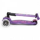 Maxi Deluxe Scooter LED Foldable Purple