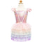Rainbow Ruffle Tutu Dress, Pink/Multi, Size 5-6