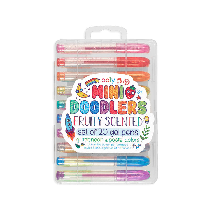 Mini Doodlers Fruity Scented Set of 20 Gel Pens