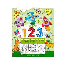 My First 123 Shapes/Numbers Coloring Book**