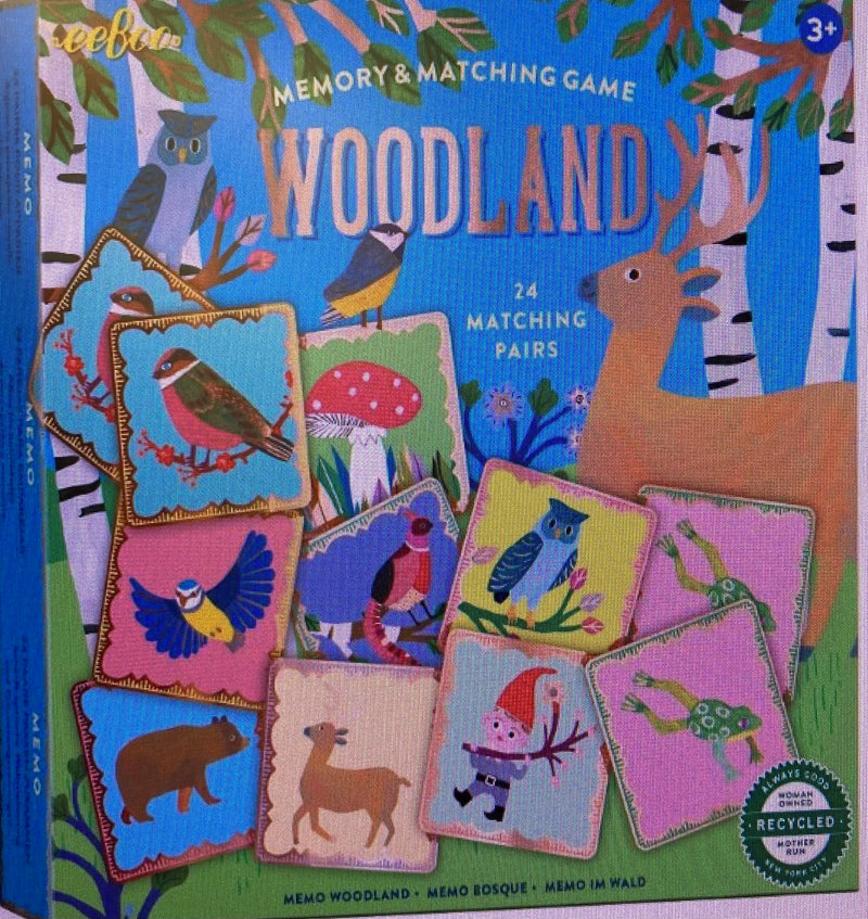 Woodland Memory & Matching Game