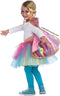 Super-Duper Tutu/Cape/Mask, Pink/Gold, Size 4-6