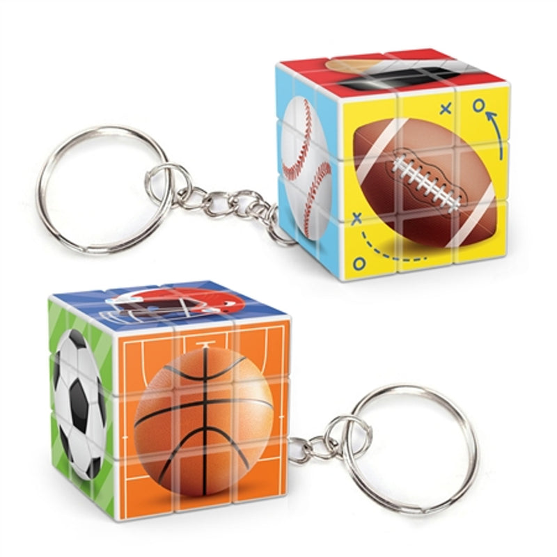Cube-Dini Mini Keychain -Sports