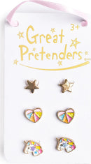 Cheerful  Studded Earrings 3 Pairs