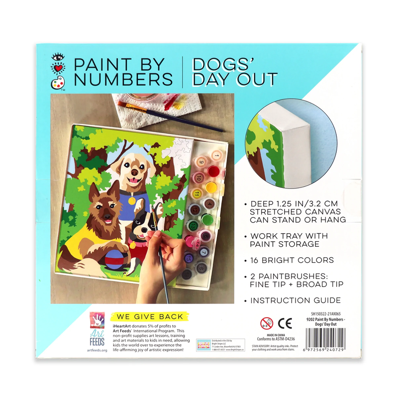 iHeartArt  Paint by Numbers Dog's Day Out ToyologyToys
