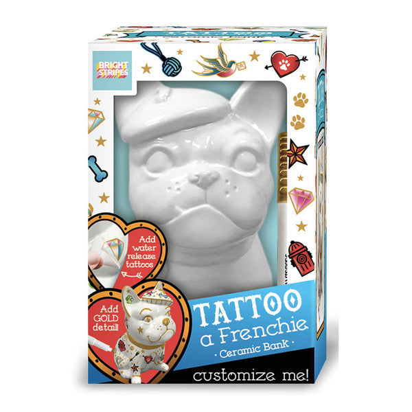 Tattoo a Frenchie Ceramic Bank