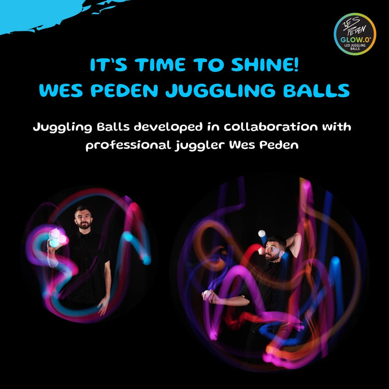LED Glow Juggling Balls